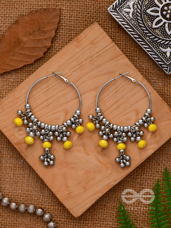 The Marigold Baubles- Silver Hoop Earrings