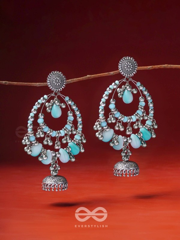 The Layers Of Horizon- Oxidised Earrings