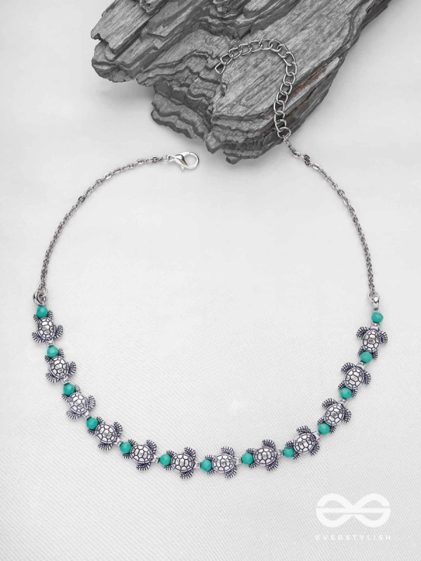 Turtle's Treasure Trove - Casual Oxidised Neckpiece
