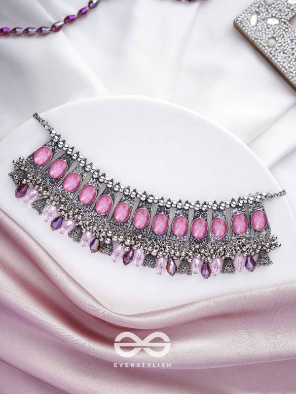 The Coral Dreams - Statement Embellished Oxidised Neckpiece