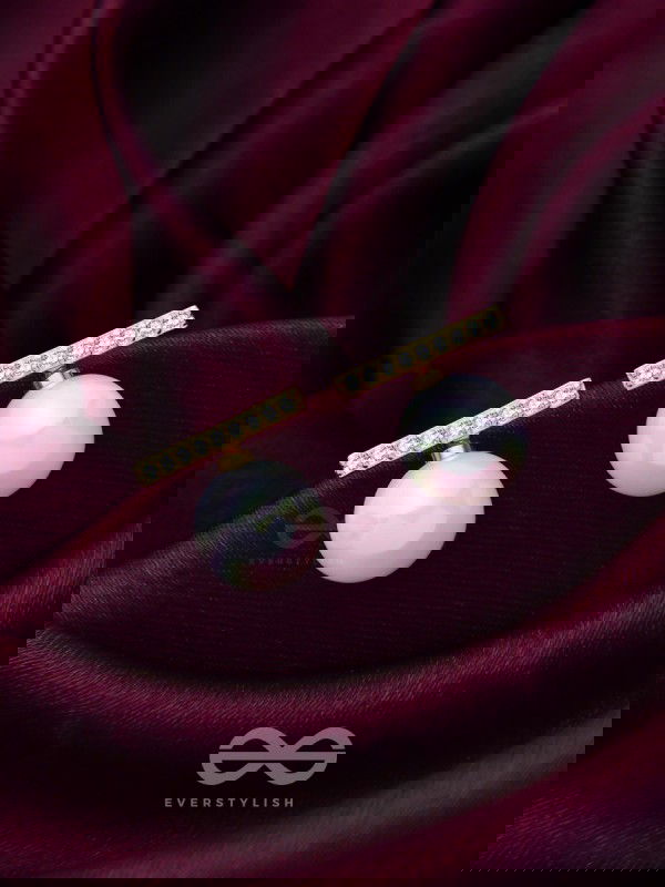 Modern Grace - Golden Embellished Ear Jackets