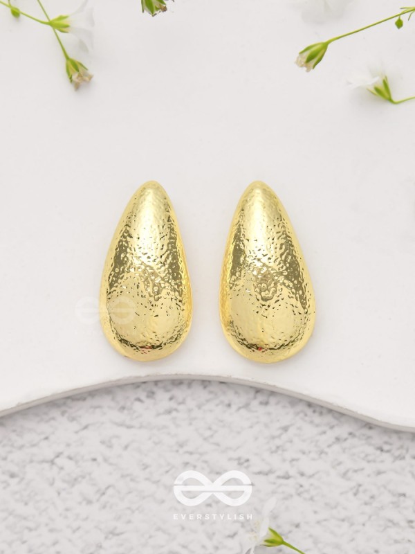 Droplet Delights - Golden Earrings