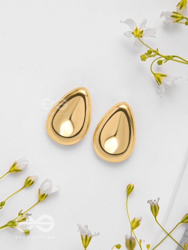 Medusa's Tears - Golden Ear Studs