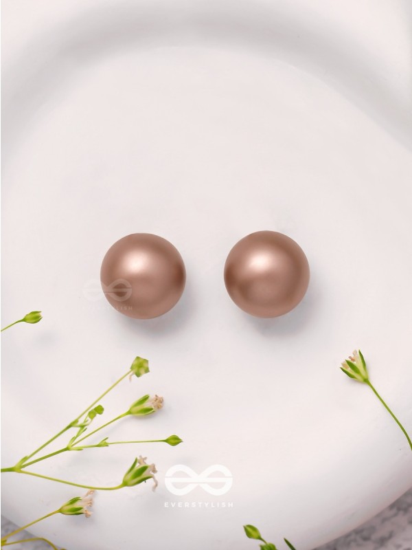Drop Of Mocha - Casual Stud Earrings