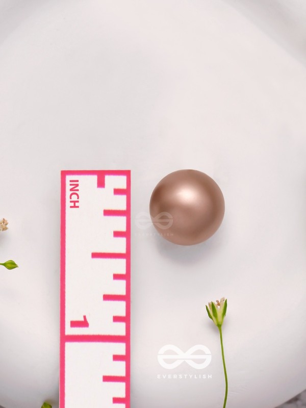 Drop Of Mocha - Casual Stud Earrings