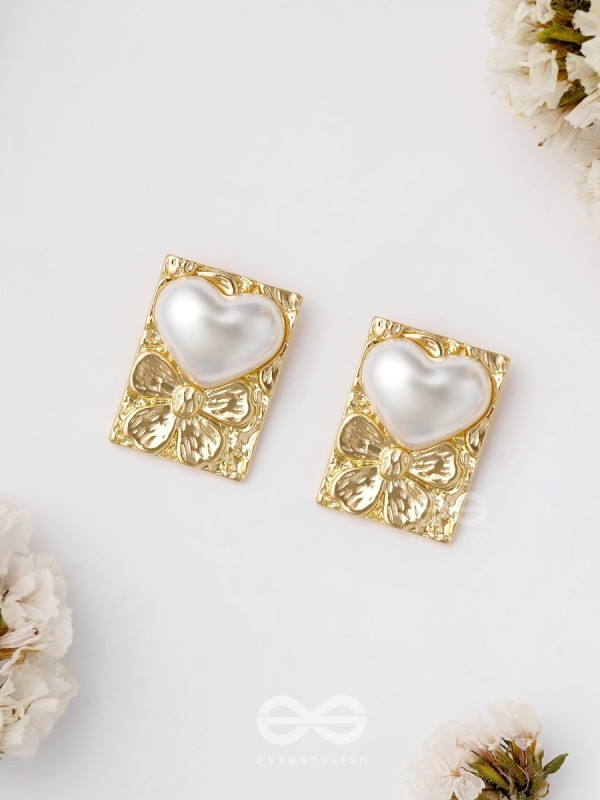 Engraved Confession - Golden Earrings