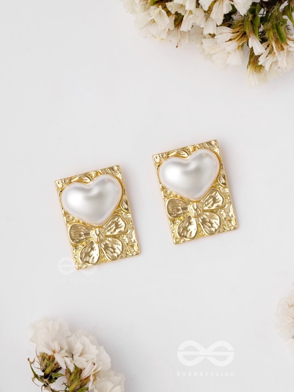 Engraved Confession - Golden Earrings