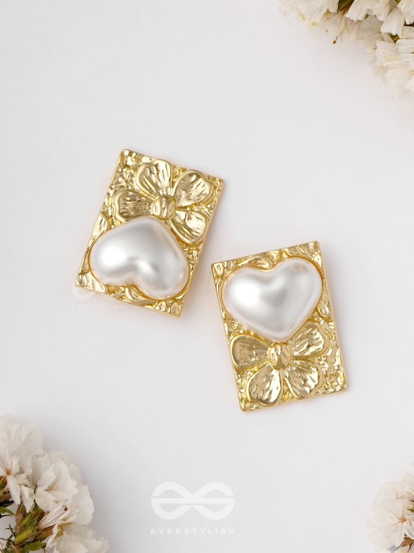 Engraved Confession - Golden Earrings