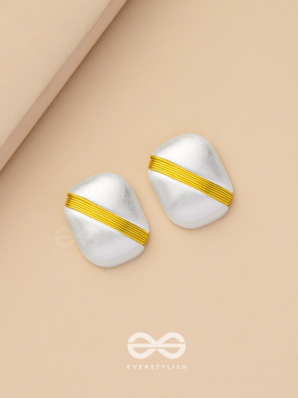 Timeless Nobility - White Stud Earrings