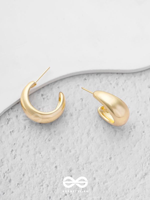 The Elysian Hoops - Golden Earrings