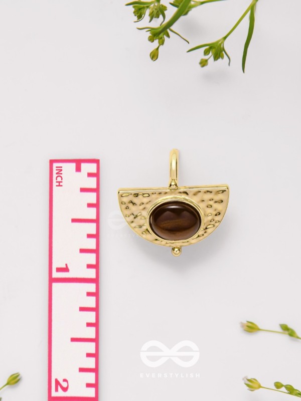 Coffee Bean Beauties - Golden Earrings