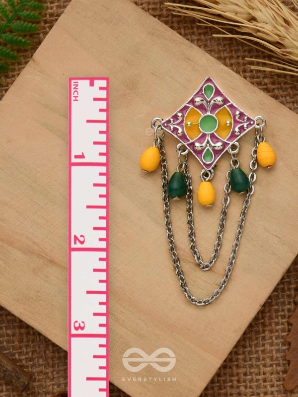 The Countryside Charms - Enamelled Oxidised Earrings