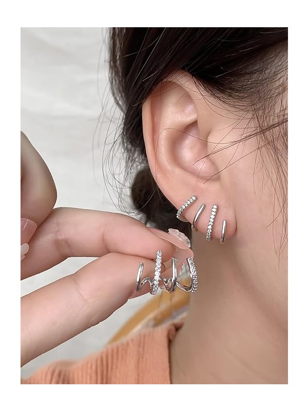 Claws Of Destiny - Silver Stud Earrings