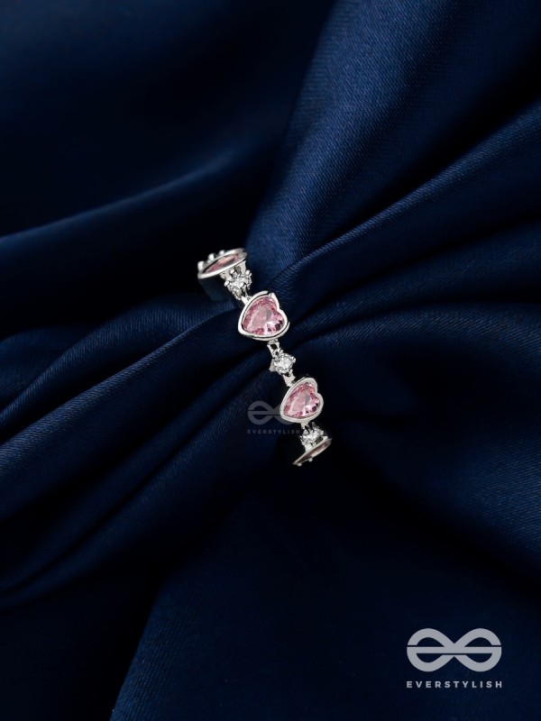 Mi Amor - Silver Embellished Ring (Adjustable)