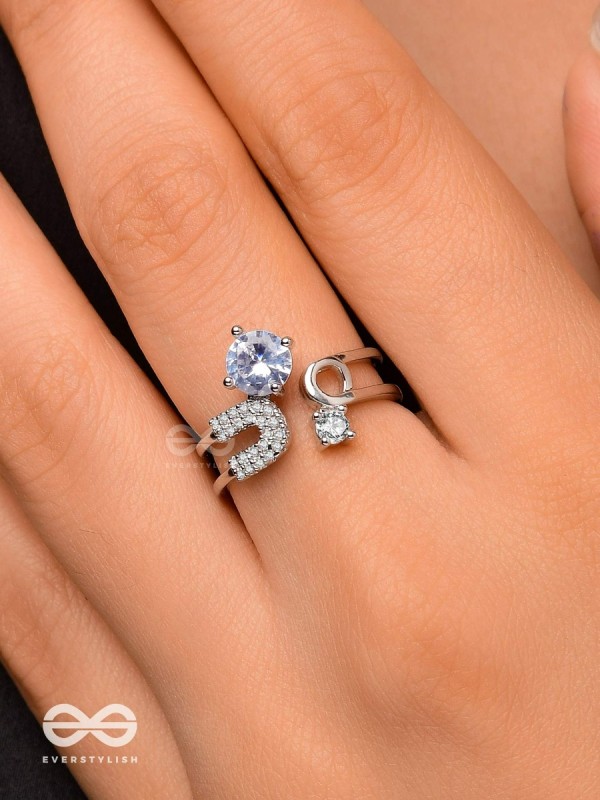 The Dreamy Dazzle - Silver Cubic Zirconia Ring (Adjustable)