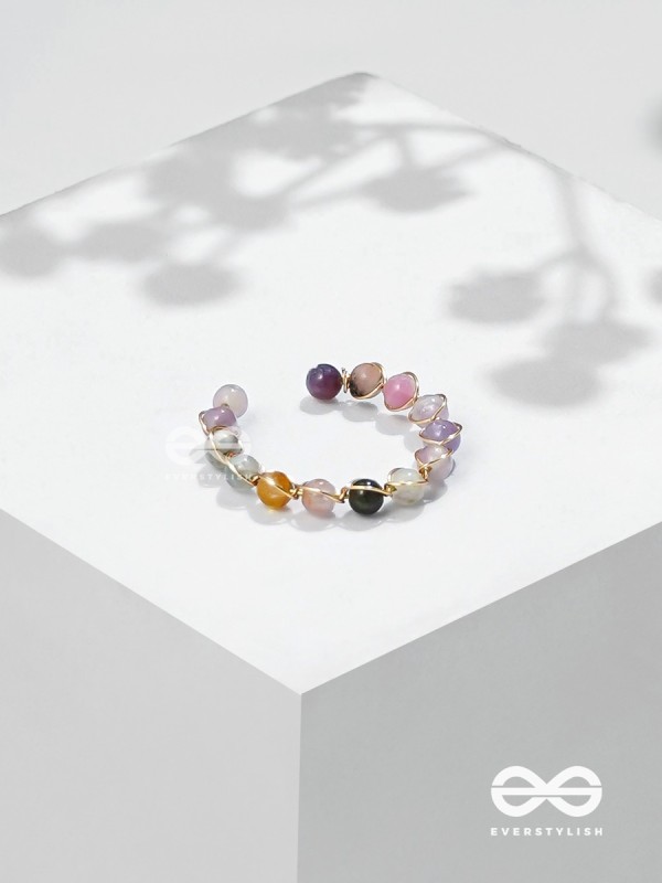 The Pastel Gravel  - Golden Ring (Adjustable)