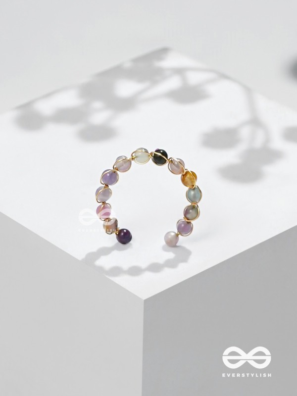 The Pastel Gravel  - Golden Ring (Adjustable)