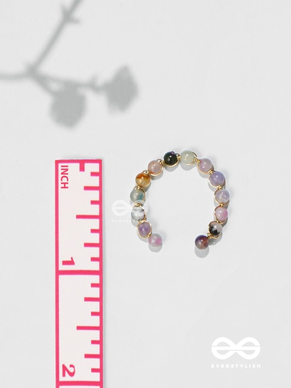 The Pastel Gravel  - Golden Ring (Adjustable)
