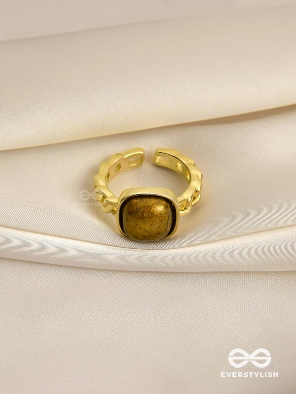 The Cocoa Charisma - Golden Ring (Adjustable)