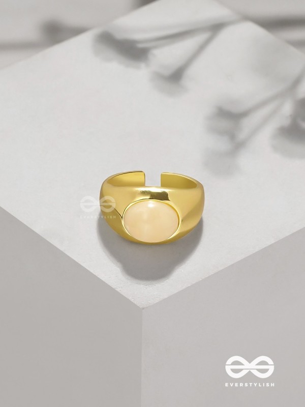 The Latte Lullaby - Golden Ring (Adjustable)