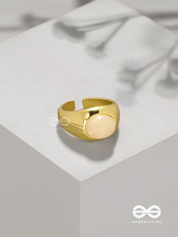The Latte Lullaby - Golden Ring (Adjustable)