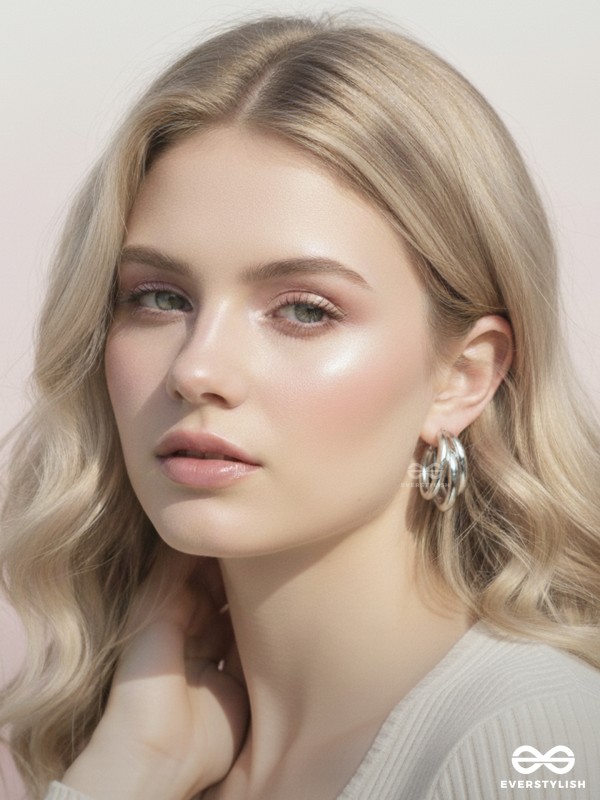 The Elegant Statement Makers - Silver Stud Earrings