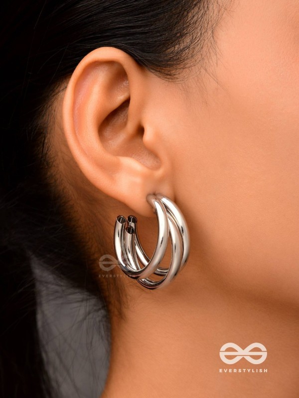 The Elegant Statement Makers - Silver Stud Earrings