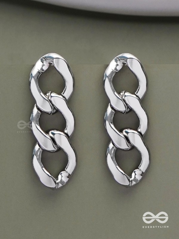 Infinite Glamour- Modern Chain Earrings
