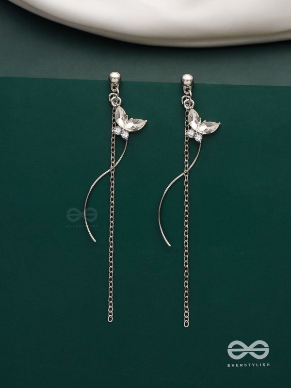 Blossom Tassels- Delicate Drop Earrings