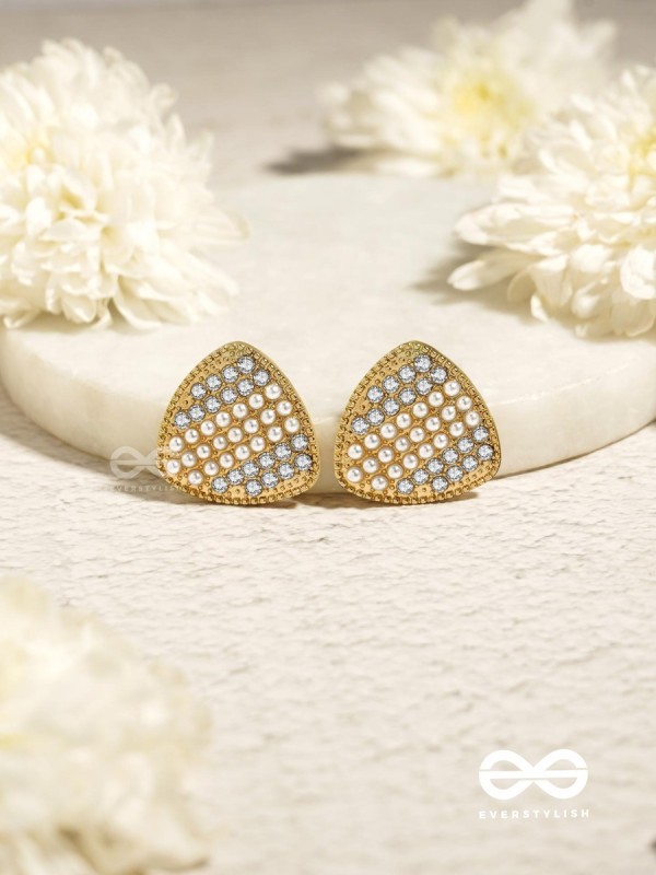 Gleaming Domes - Luxe Crystal Earrings