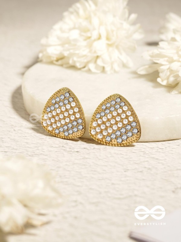 Gleaming Domes - Luxe Crystal Earrings