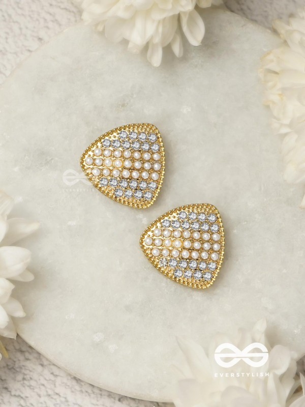 Gleaming Domes - Luxe Crystal Earrings
