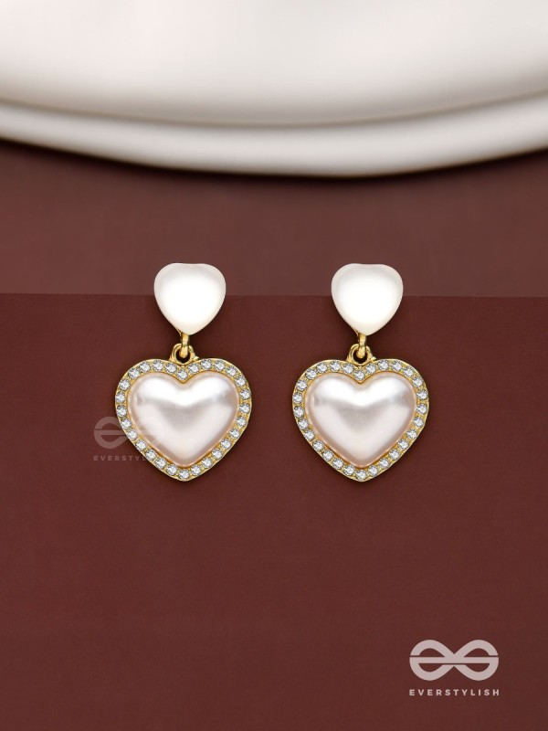 Cherished Hearts- Sparkling Stud Earrings