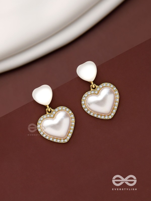 Cherished Hearts- Sparkling Stud Earrings