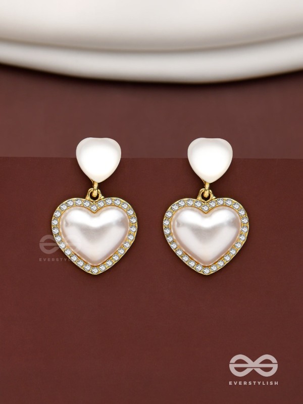 Cherished Hearts- Sparkling Stud Earrings
