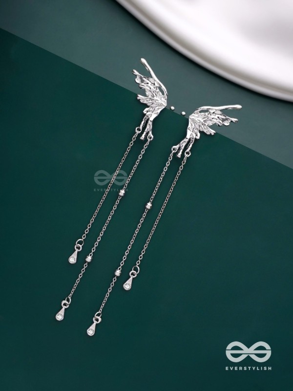 Angel Whispers- Divine Drop Ear cuffs (Both Ear)