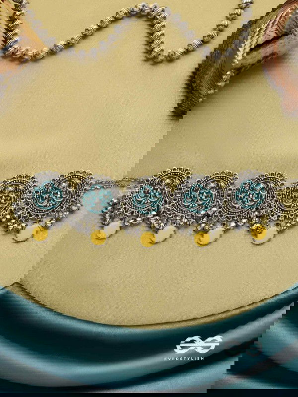 GOLDEN DUSK - TRADITIONAL OXIDISED NECKLACE