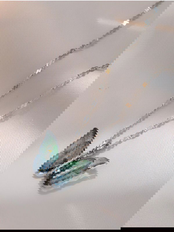 Ethereal Wings - Crystal Butterfly Necklace