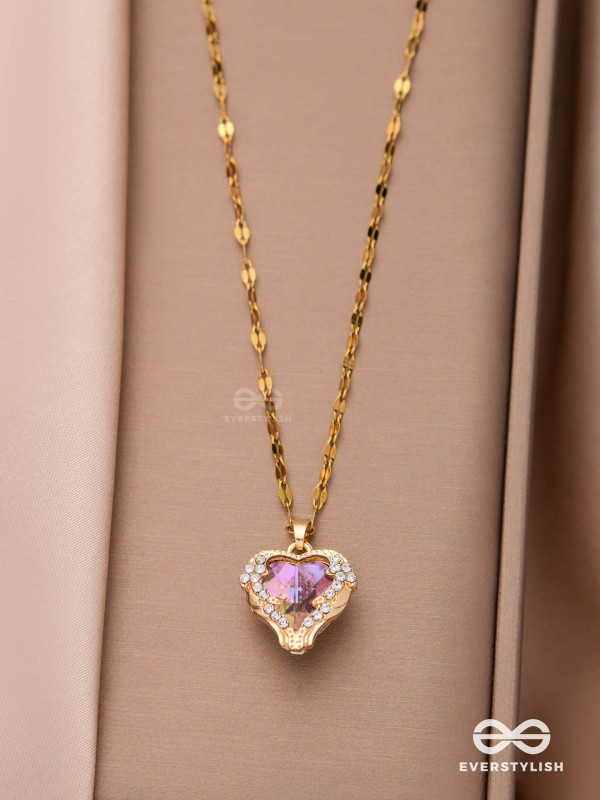 Glittering Heart - Crystal Love Pendant