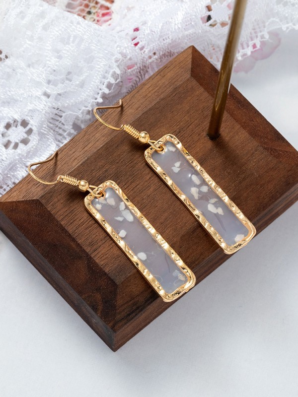 GOLDEN MIRAGE - GLITTER RESIN EARRINGS