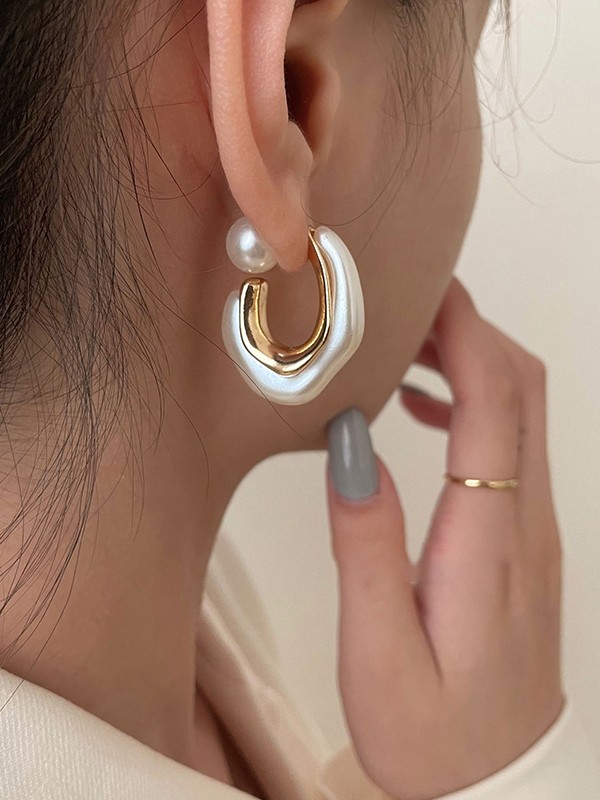 GILDED CREST - MODERN DUAL-TONE HOOPS