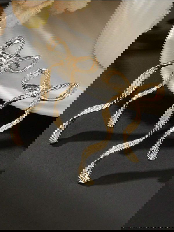 WISP KNOT- SOFT AND CURVY BOW INSPIRED EARRINGS