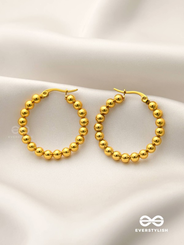 AURELIA HOOPS – CLASSIC STAINLESS STEEL HOOP EARRINGS