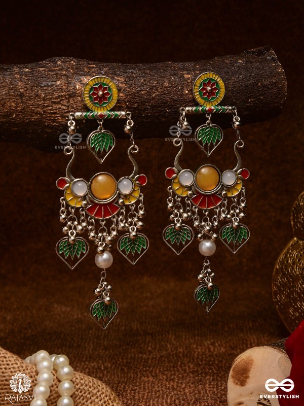 HERITAGE HUES - BOHEMIAN CHANDELIER EARRINGS