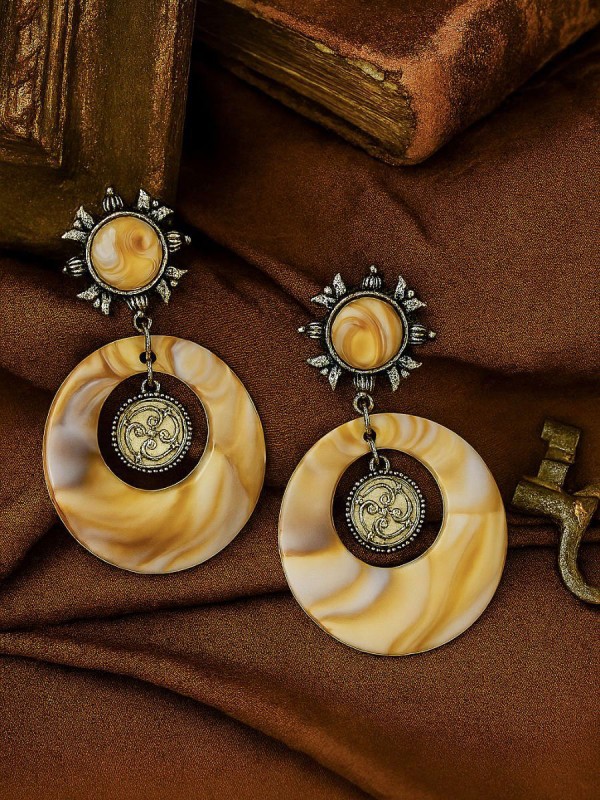 COIN HALO- BOHO HOOP EARRINGS