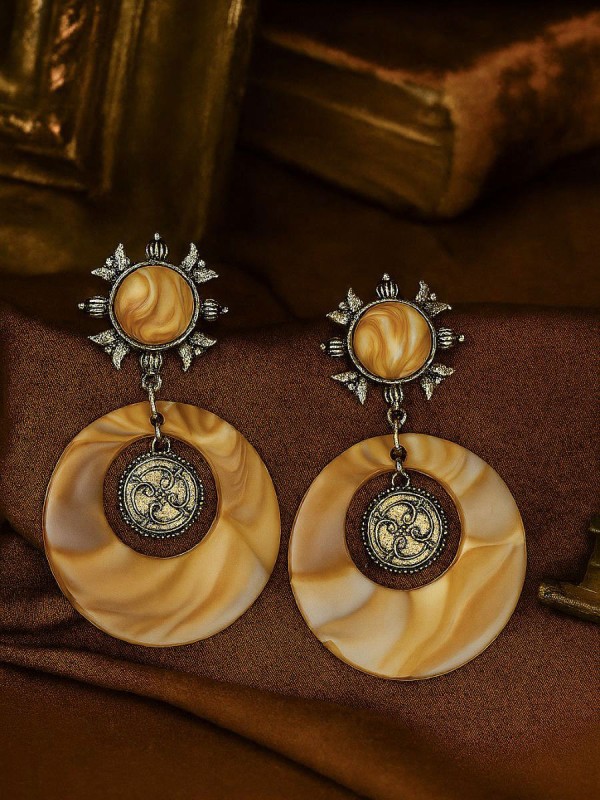 COIN HALO- BOHO HOOP EARRINGS