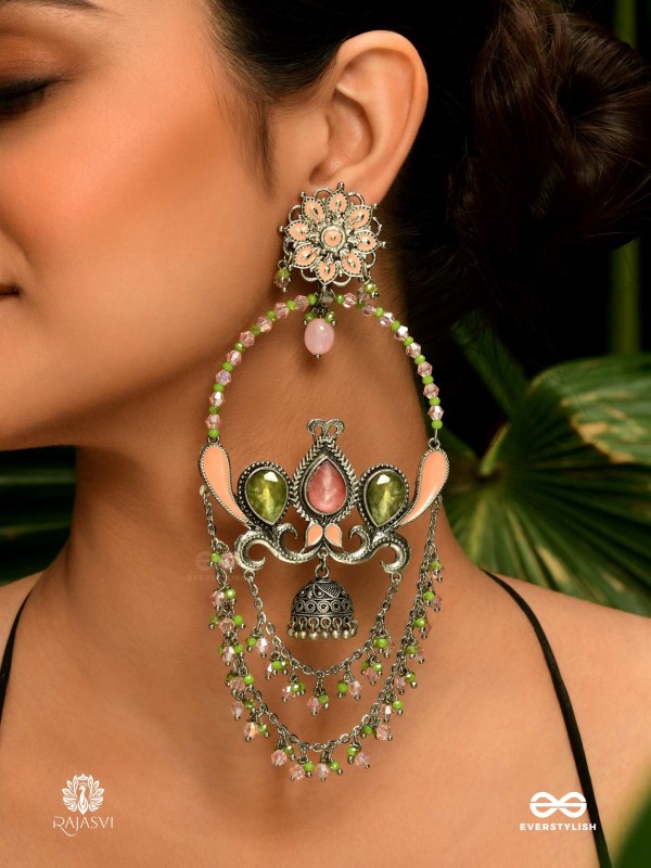 PASTEL WHIM – STATEMENT ENAMELLED CHANDBALI 