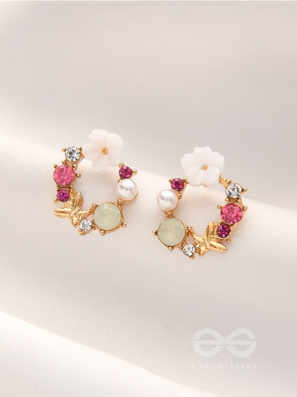 The Essence of Spring - Cute Embellished Earrings