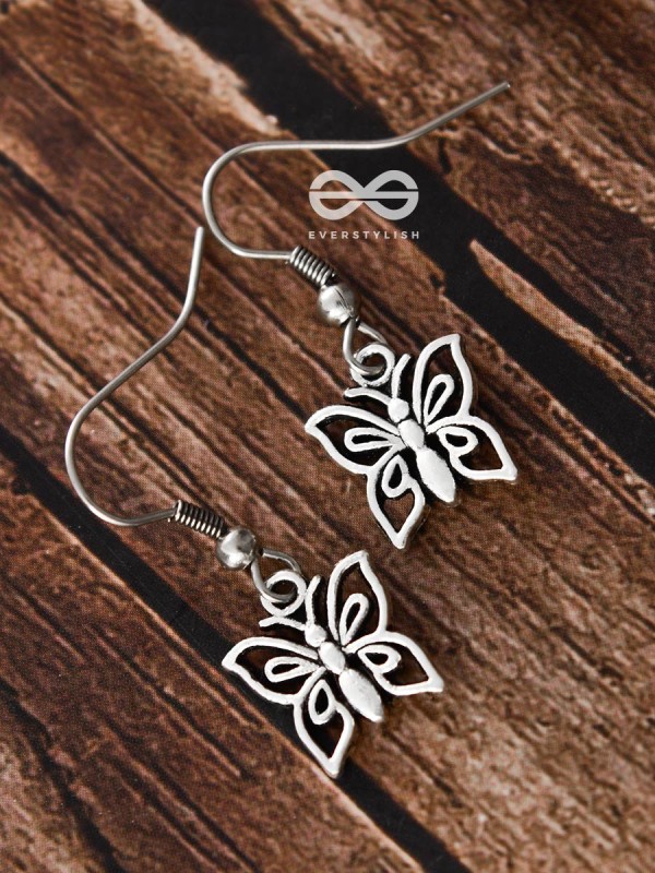 The Elegant Butterflies - Tiny Trinket Earrings