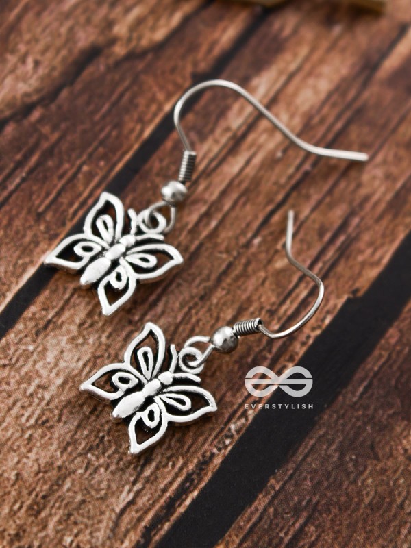 The Elegant Butterflies - Tiny Trinket Earrings